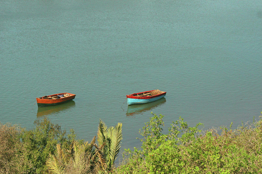 Row Boats in Morocco Photograph by Laurie Lago Rispoli