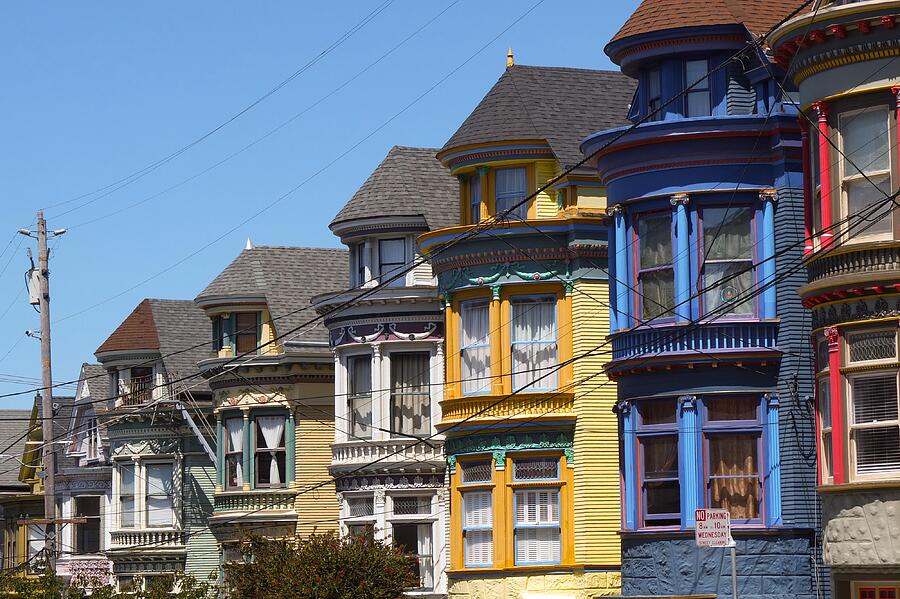 Row of Colorful Houses in San Francisco Photograph by Travel Essayist Row of Colorful Houses in San Francisco Photograph by Travel Essayist