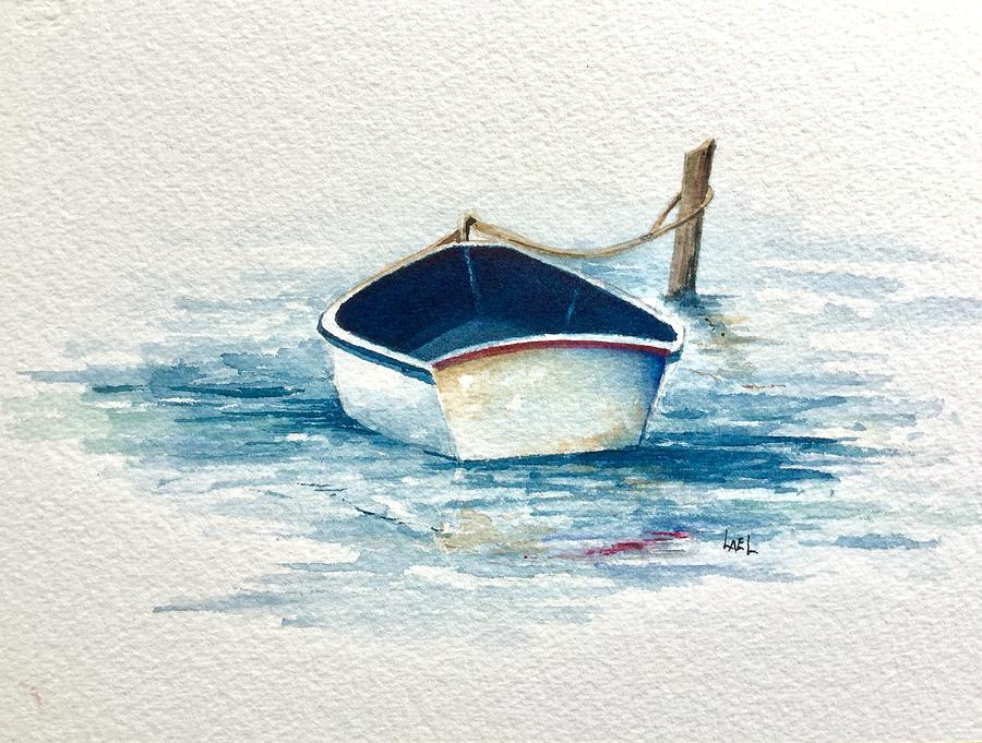 Rowboat Painting by Lael Rutherford