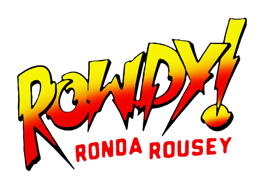 Rowdy Ronda Rousey Digital Art By Agus Wahono