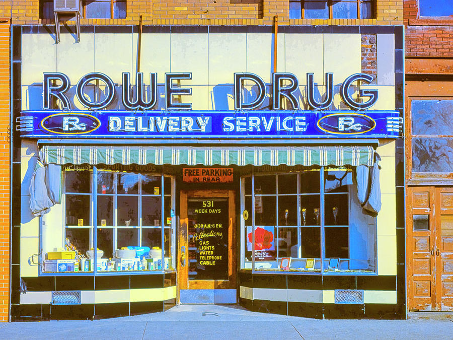 Rowe Drug Photograph by Dominic Piperata