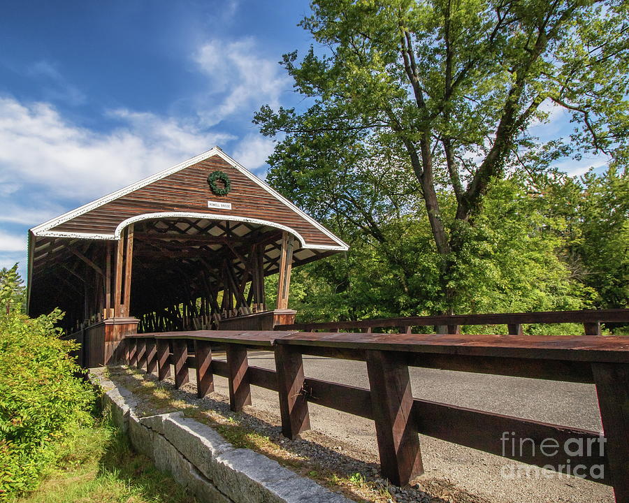 Rowell Covered Bridge Photograph by Phil Spitze
