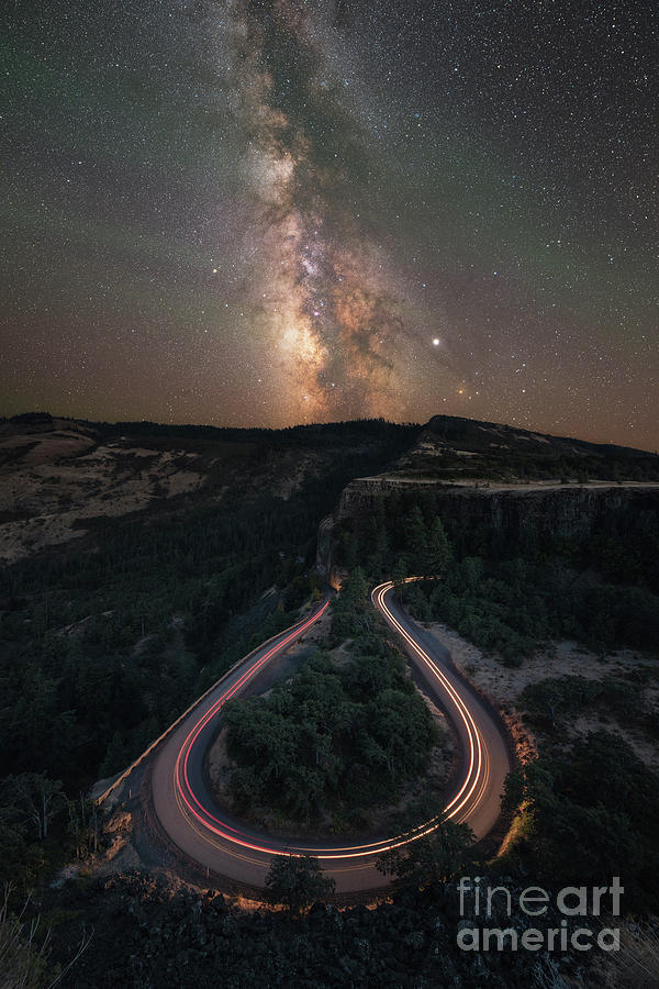 Rowena Crest Milky Way  Photograph by Michael Ver Sprill