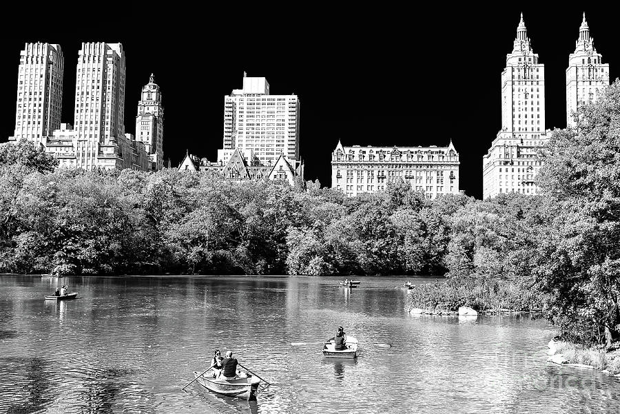 Rowing at Central Park New York City 2008 Photograph by John Rizzuto