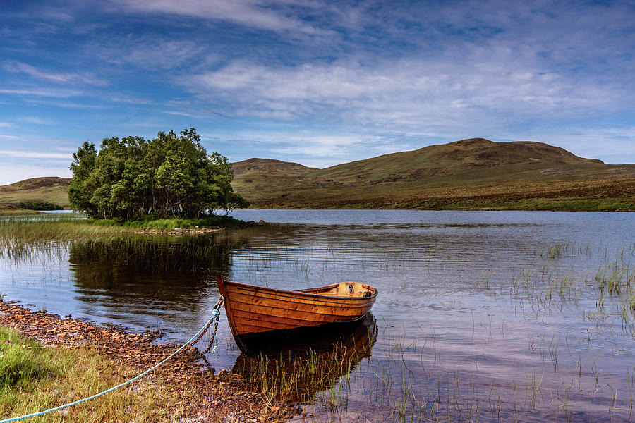 Rowing Boat on Loch Awe Photograph by John Frid - Fine Art America