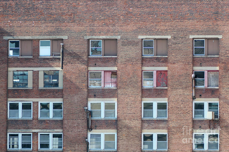 Rows of Windows Photograph by Bentley Davis