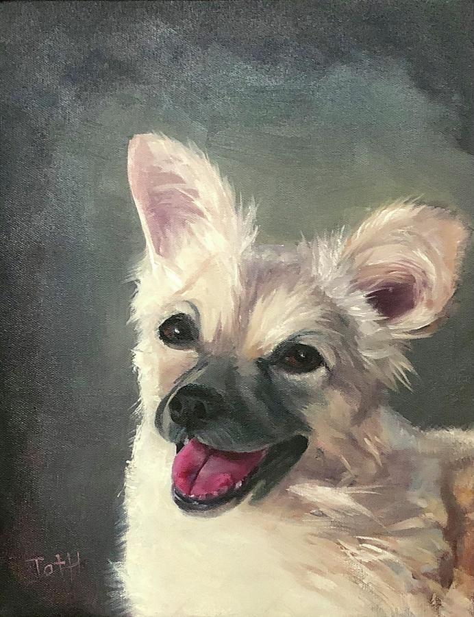 Roxy Painting by Laura Toth