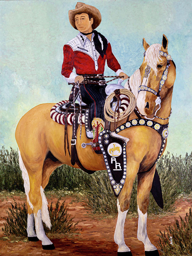 Roy Rogers And Trigger Painting by Madison Holtz Butler - Fine Art America