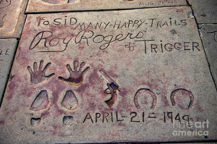 Roy Rogers Trigger Imprints Photograph by David Zanzinger