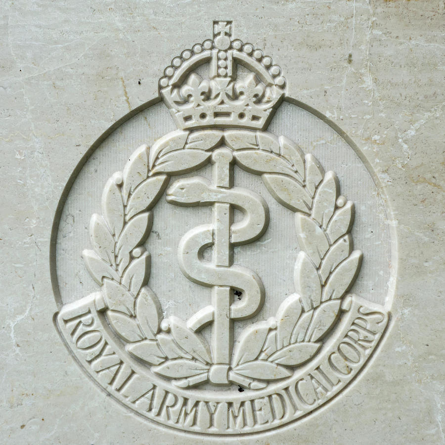 Royal Army Medical Corps Regimental Emblem Photograph By Arterra ...