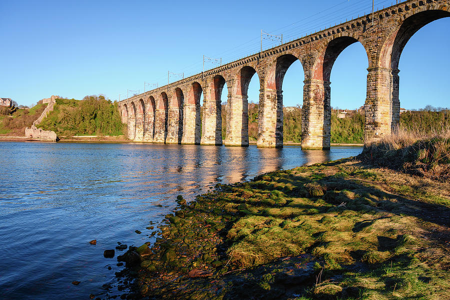 Royal Border Railway Bridge at Berwick Photograph by David Head - Fine ...