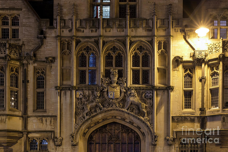 Royal Coats of Arms Brasenose College Oxford Photograph by Tim Gainey