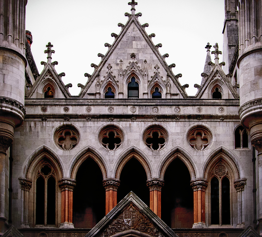 Architecture Photograph - Royal Courts of Justice by Christi Kraft