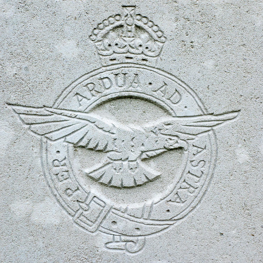 Royal Flying Corps Regimental Emblem Photograph by Arterra Picture Library