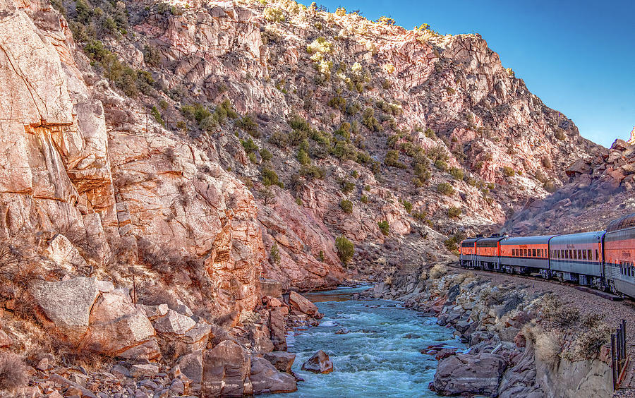 Royal Gorge Train Adventure Photograph by Marcy Wielfaert