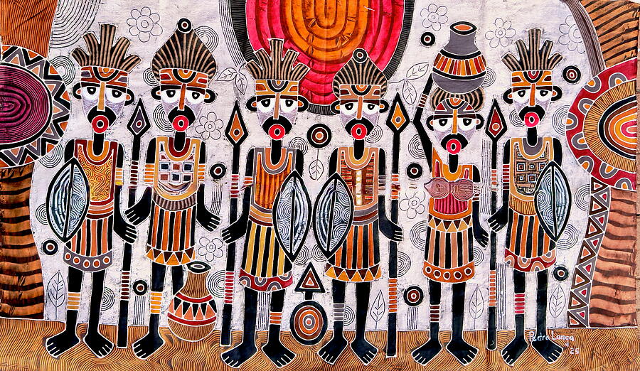 Royal Guards Painting by Pedro Langa Royal Guards Painting by Pedro Langa
