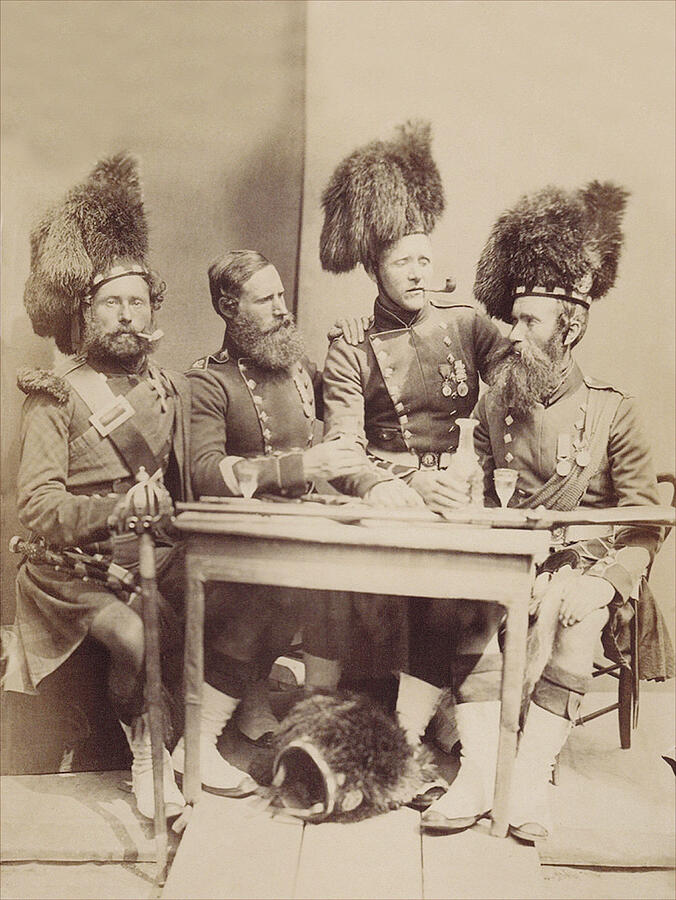 Royal Highlanders, Crimean War #2, c1854-1856 Photograph by Joseph ...