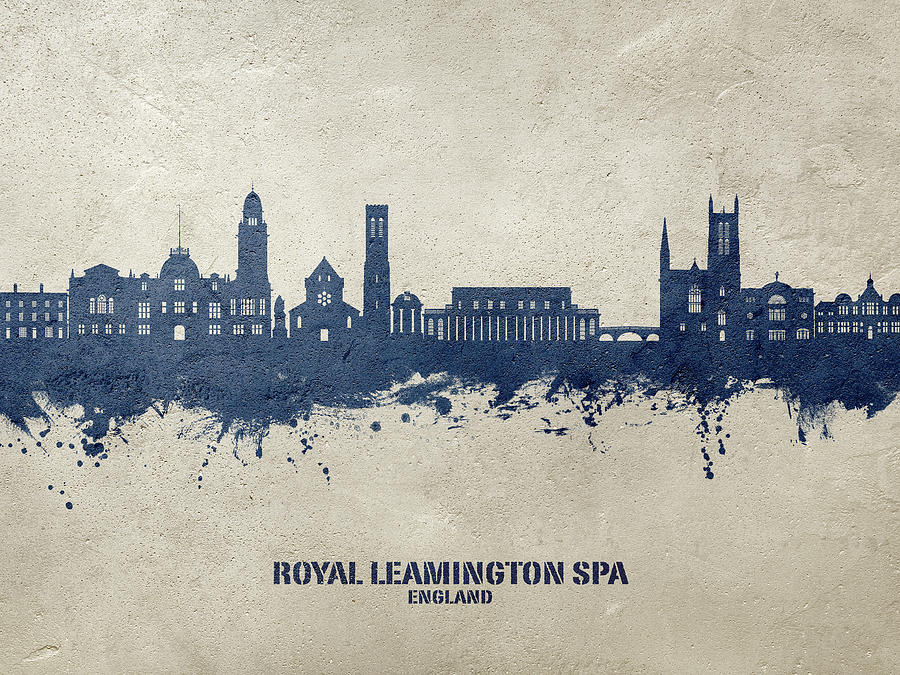 Royal Leamington Spa England Skyline #68 Digital Art by Michael Tompsett