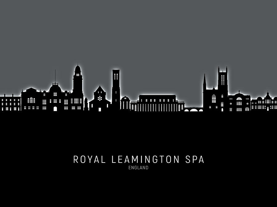 Royal Leamington Spa England Skyline #71 Digital Art by Michael Tompsett