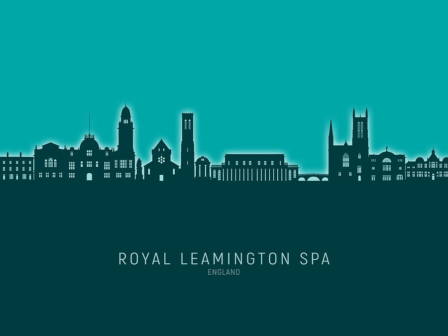 Royal Leamington Spa England Skyline #72 Digital Art by Michael Tompsett