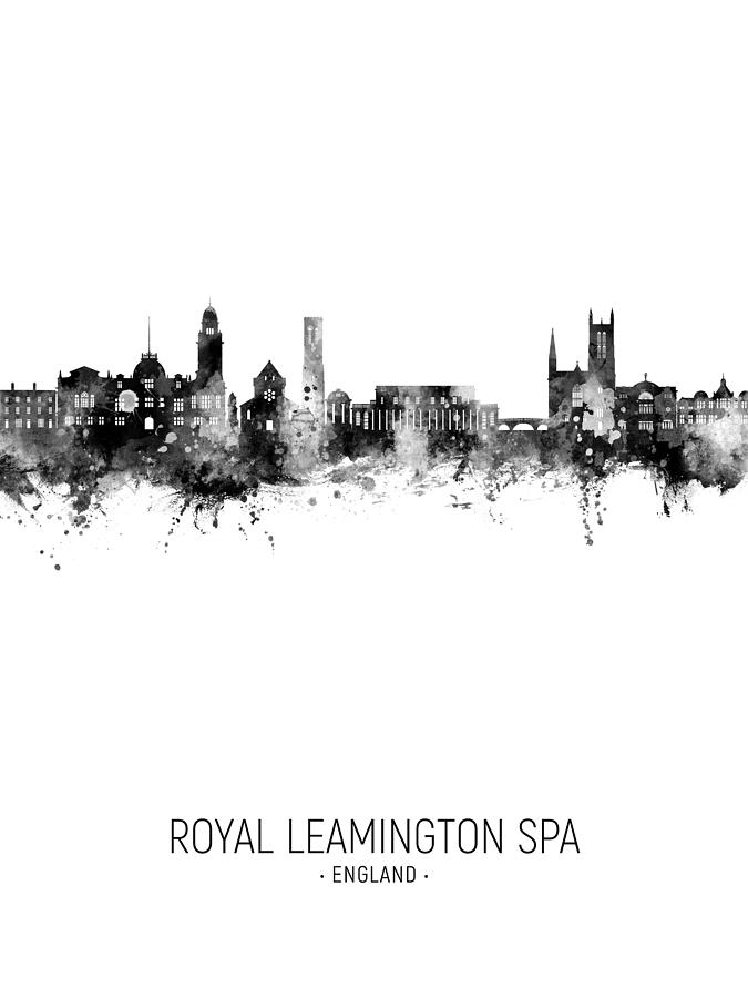 Royal Leamington Spa England Skyline #83 Digital Art by Michael Tompsett