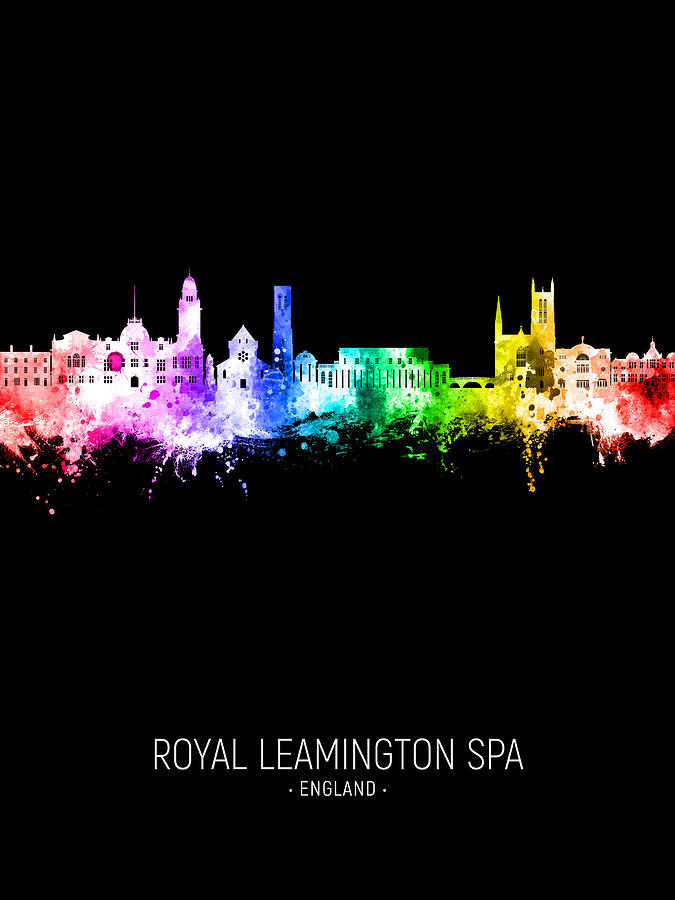 Royal Leamington Spa England Skyline #85 Digital Art by Michael Tompsett