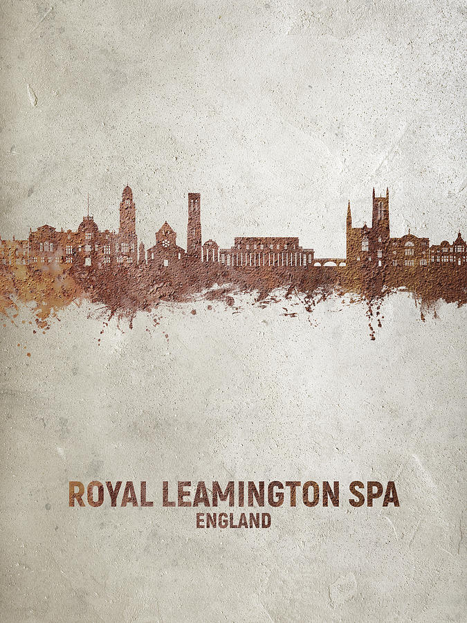 Royal Leamington Spa England Skyline #95 Digital Art by Michael Tompsett
