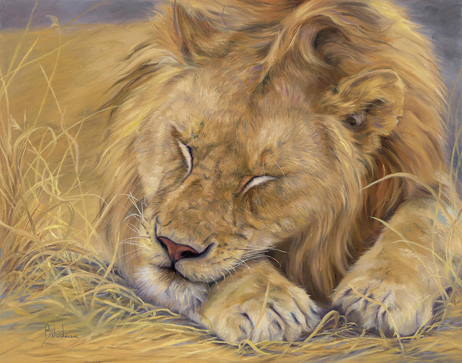 Royal Nap Painting by Lucie Bilodeau