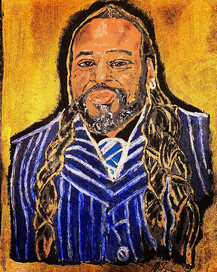 African-american Dreadlock Rasta Royal Painting by Melody Fowler