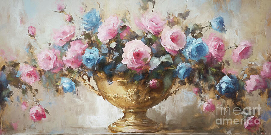Royal Roses Painting by Tina LeCour Royal Roses Painting by Tina LeCour