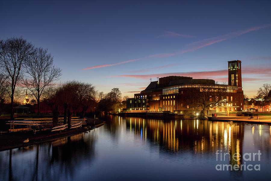 Royal Shakespeare Theatre Stratford Upon Avon In Winter At, 56% OFF