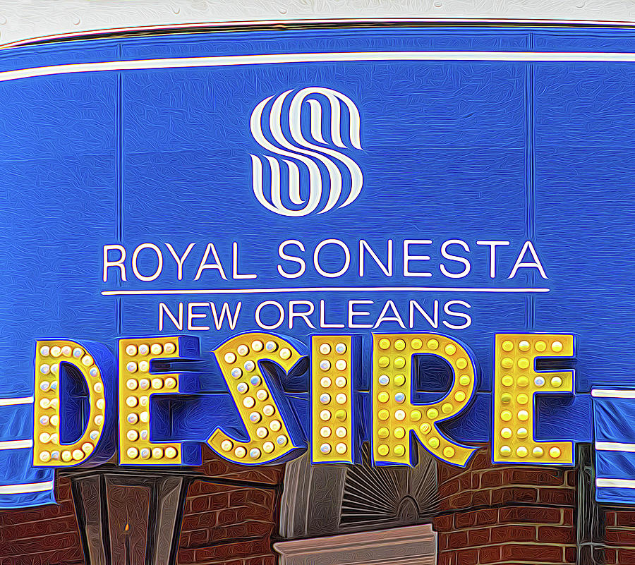 Royal Sonesta Desire on Bourbon Street Photograph by Debra Martz