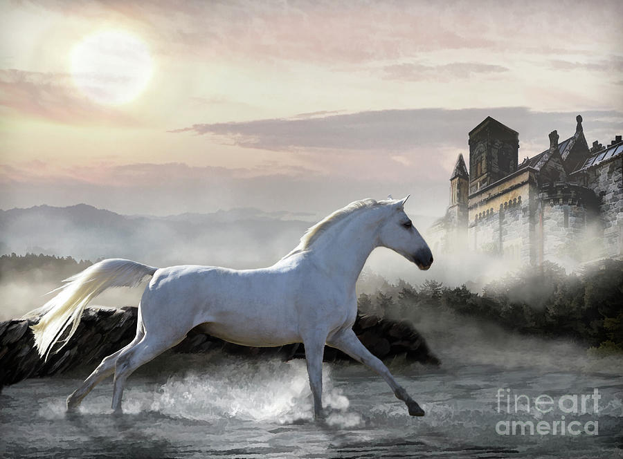 Royal Stallion Digital Art by Melinda Hughes-Berland
