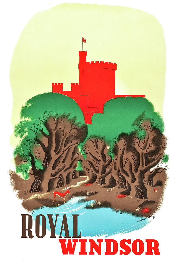 Castle Digital Art - Royal Windsor by Long Shot
