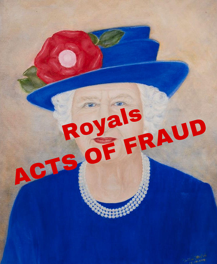Royals Acts of FRAUD Painting by Christine McCole