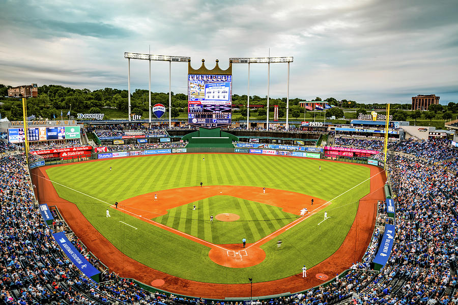 Royals Baseball Stadium - Kansas City Missouri Photograph by Gregory Ballos