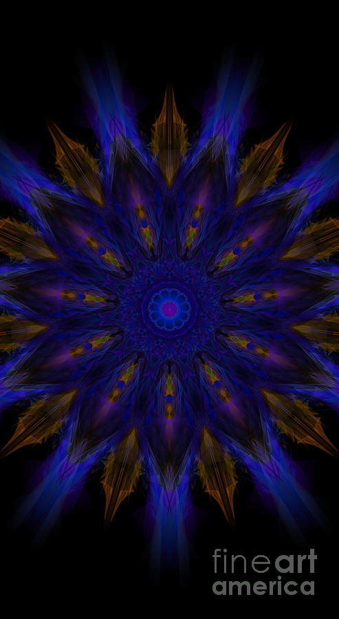 Royalty Eleven Mandala Digital Art by Michael Canteen