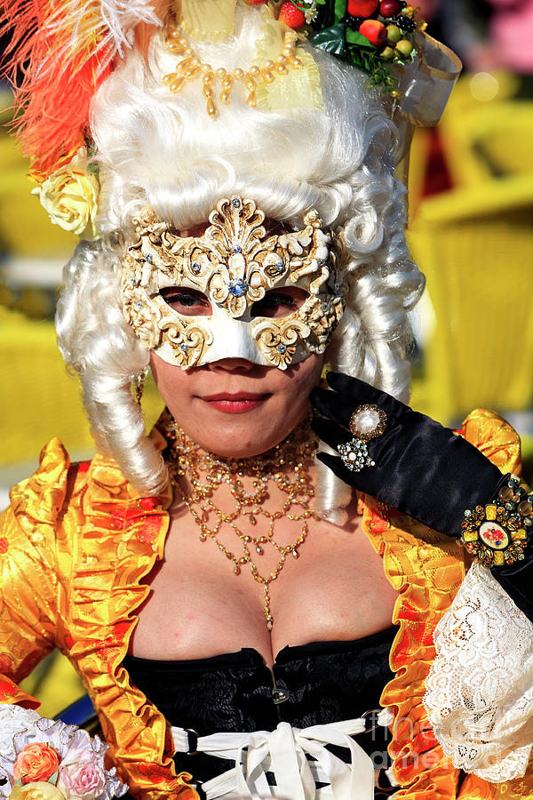 Royalty at Carnevale di Venezia in Italia Photograph by John Rizzuto