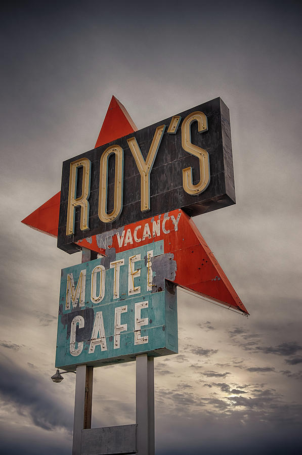 Roys Motel  and Cafe Photograph by Wayne Stadler