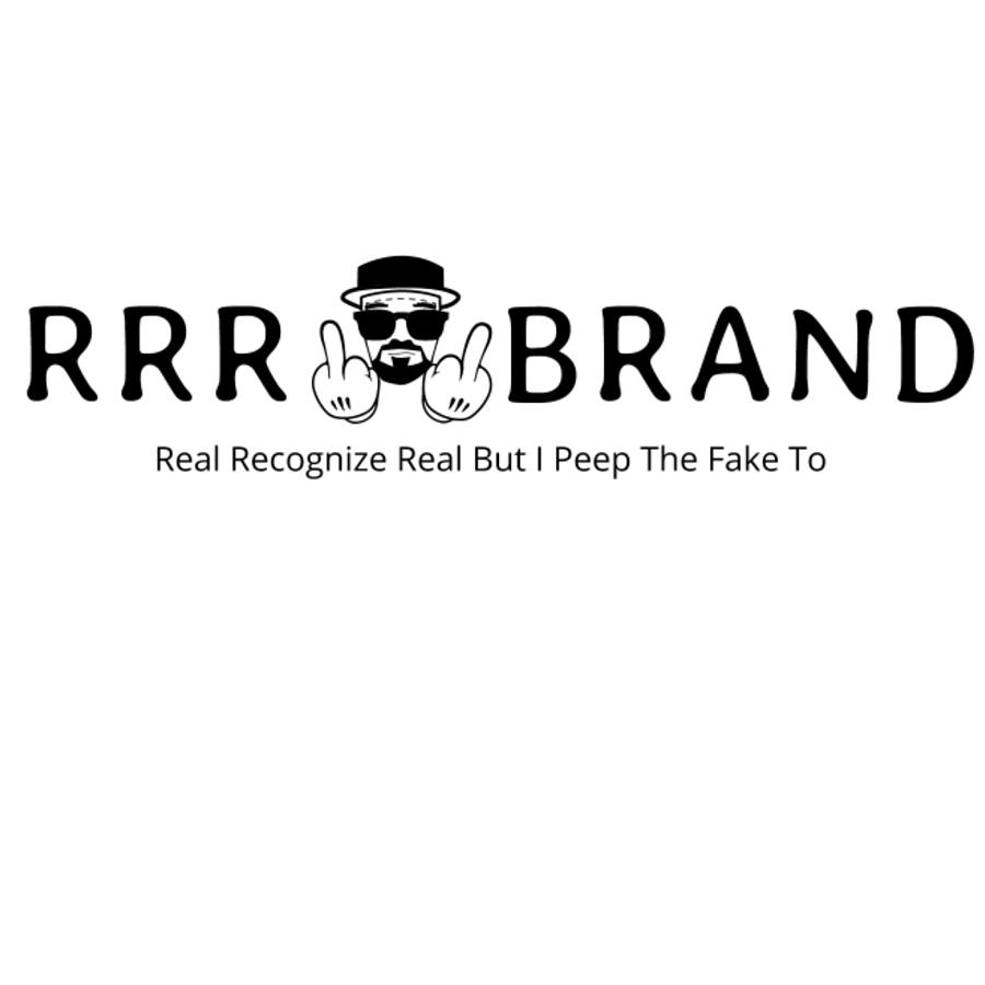 Rr logo r design white letter rrr Royalty Free Vector Image