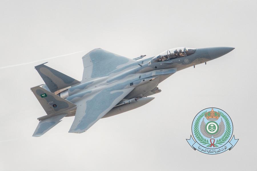 RSAF Eagle w/Logo Photograph by Jeff Cook