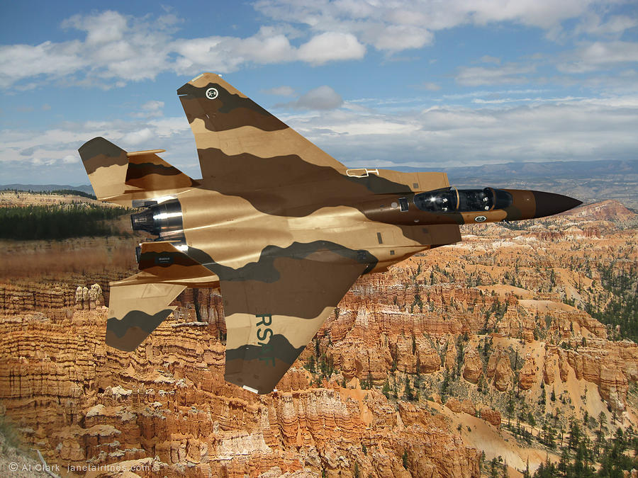 RSAF F-15 Eagle Digital Art by Custom Aviation Art