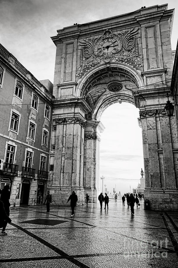 Rua Augusta Arch and Street Photograph by Olivier Le Queinec