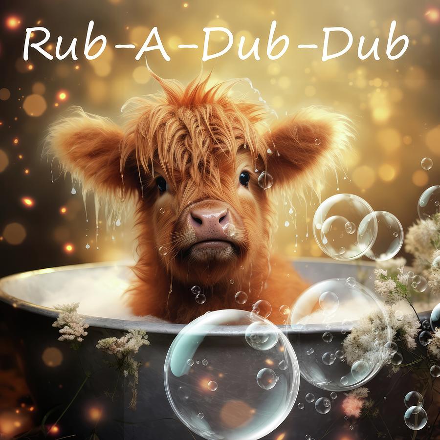 Rub-A-Dub-Dub Digital Art by Virginia Folkman