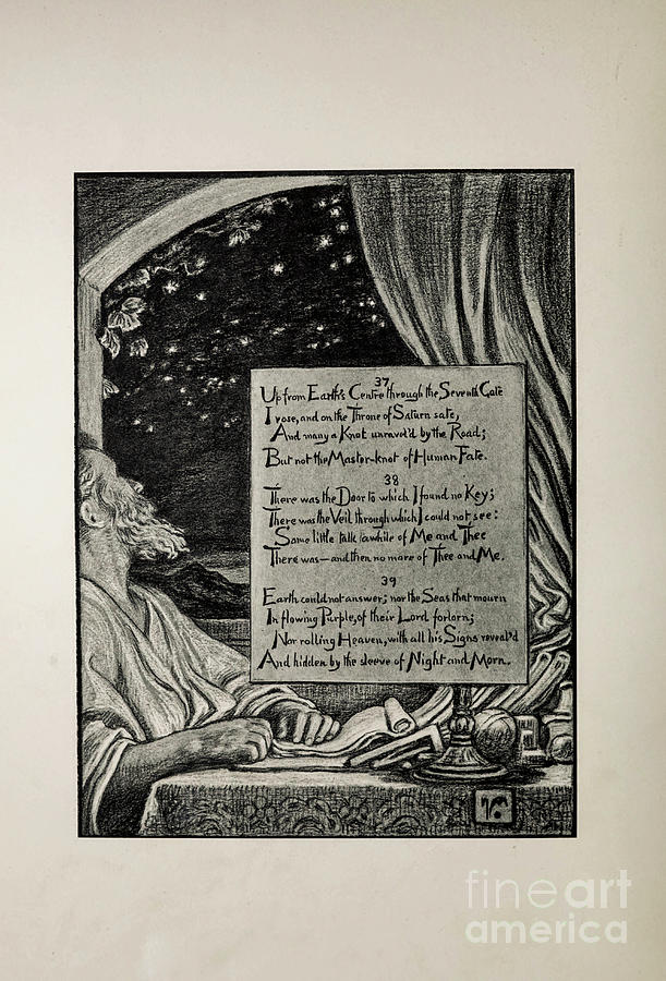 Rubaiyat of Omar Khayyam c7 Drawing by Historic Illustrations | Pixels