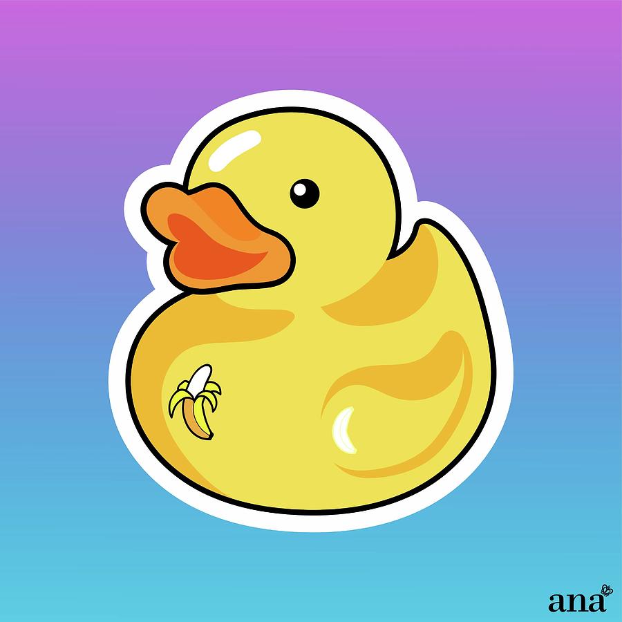 Rubber Duck Digital Art by Ana Ng | Fine Art America