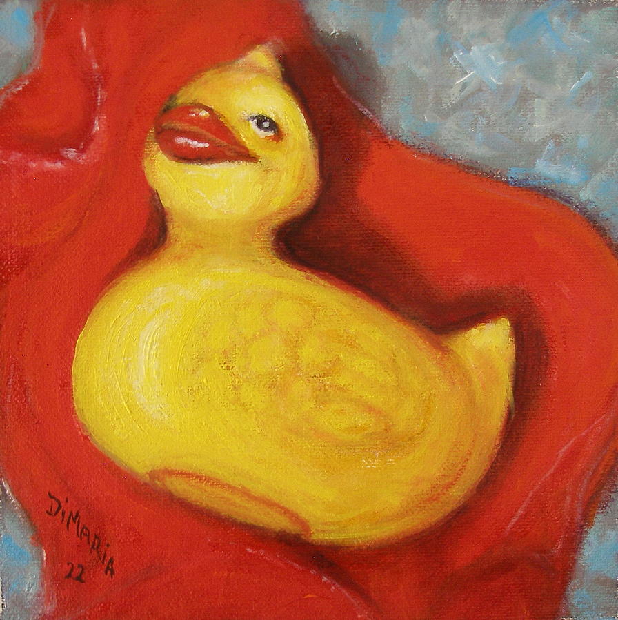 Rubber Duckie Painting by Donelli  DiMaria
