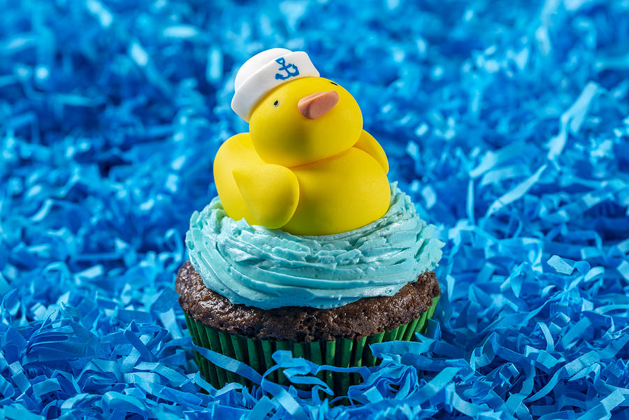 Rubber Ducky Cupcake Photograph by Ian Gwinn