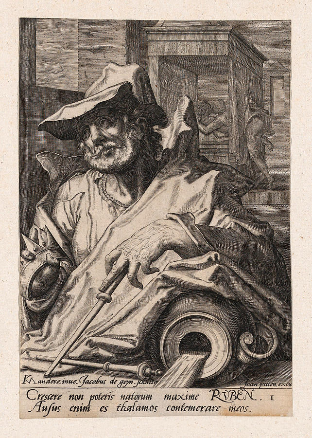 Ruben Drawing by Jacques de Gheyn II
