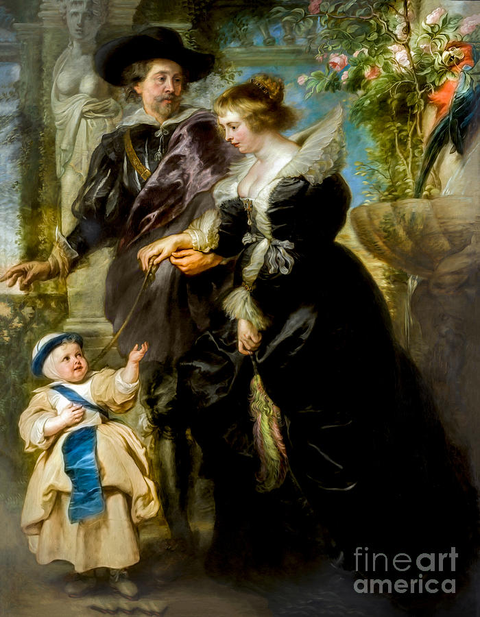 Rubens Helena Fourment and Their Son Frans by Peter Paul Rubens Photograph by Carlos Diazna Fourment